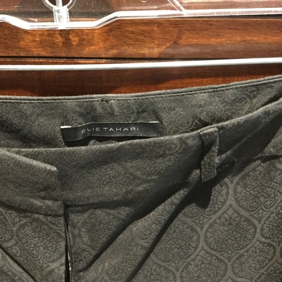 Elie Tahari gray Estelle pants, size 4 - Picture 2 of 4